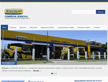 Tablet Screenshot of comercialborio.com.ar